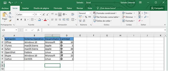 Panel para administrar reglas de Formato Condicional en Microsoft Excel